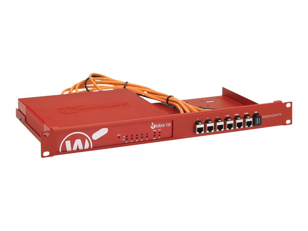 Rackmount.IT Kit for WatchGuard Firebox T20/25/40/45 shield.