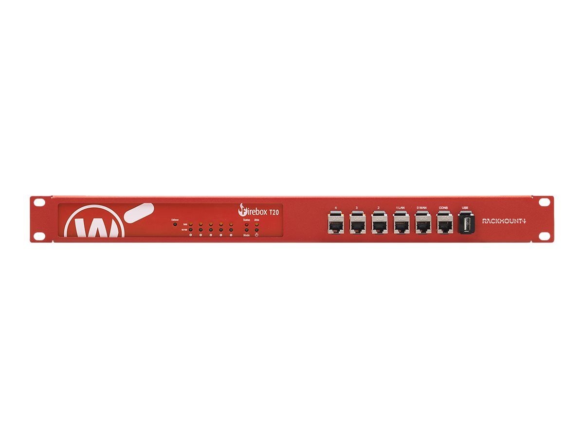 Rackmount.IT Kit for WatchGuard Firebox T20/25/40/45 shield.
