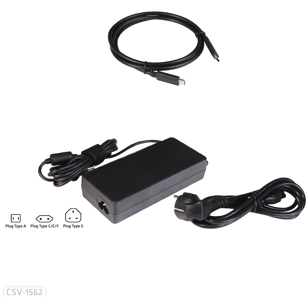 CLUB3D CSV-1562 laptop-dockingstation & portreplikator Andocken USB 3.2 Gen 1 (3.1 Gen 1) Type-C Schwarz