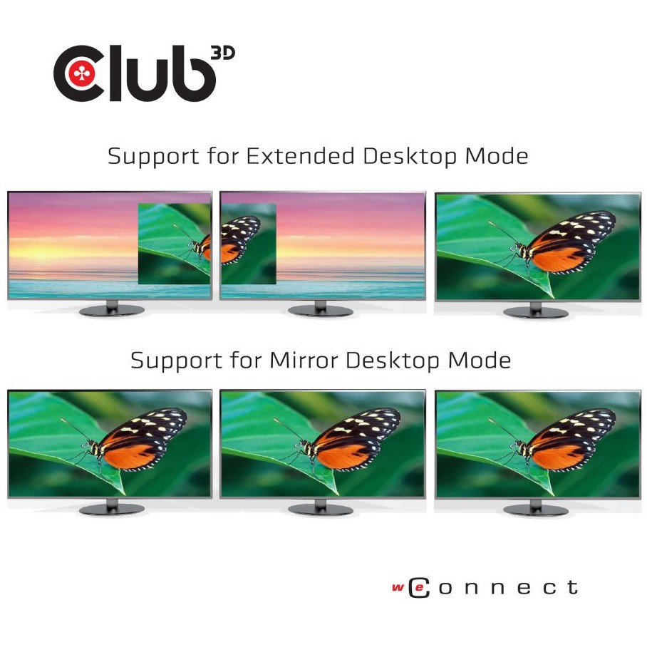 CLUB3D UNIVERSAL USB Gen1 Typ-C Triple Display Dynamic PD Ladestation mit 65 Watt PS (VGA, HDMI, DP, ETHERNET)