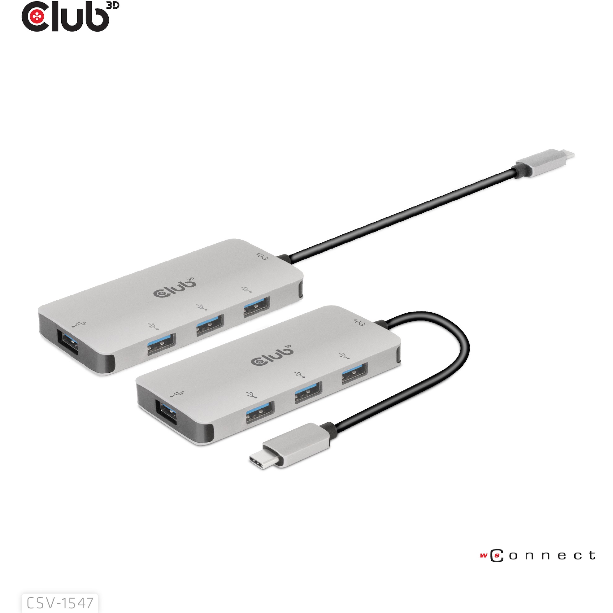 CLUB3D USB Gen2 Type-C to 10Gbps 4x USB Type-A Hub