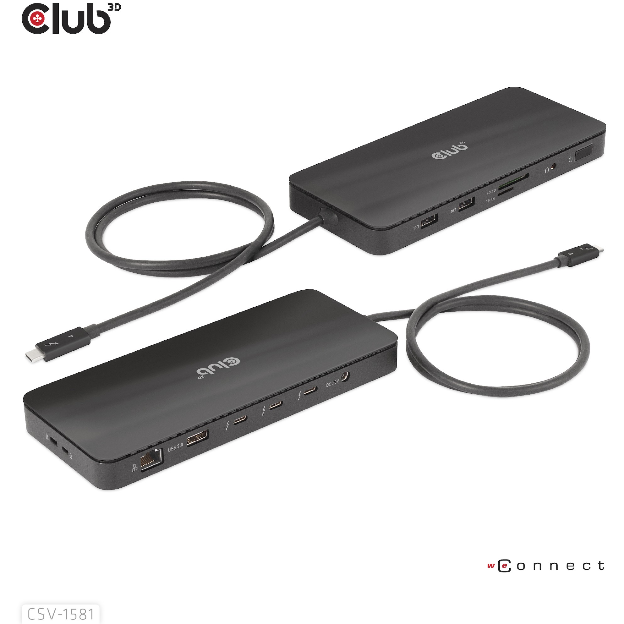 CLUB3D Thunderbolt™ 4 Zertifizierte 11-in-1-Docking-Station