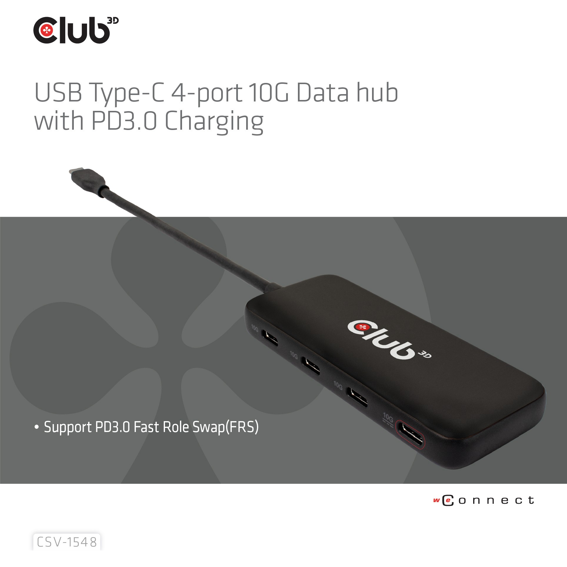 CLUB3D CSV-1548 Schnittstellen-Hub