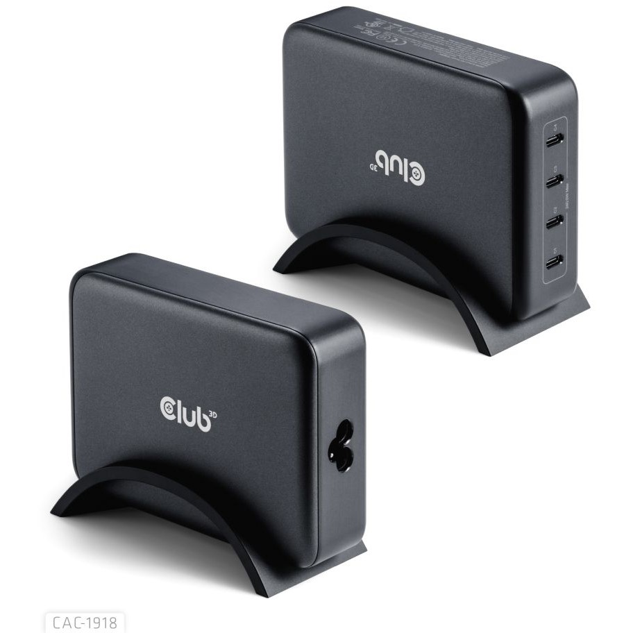 CLUB3D CAC-1918 Ladegerät für Mobilgeräte Universal Schwarz AC