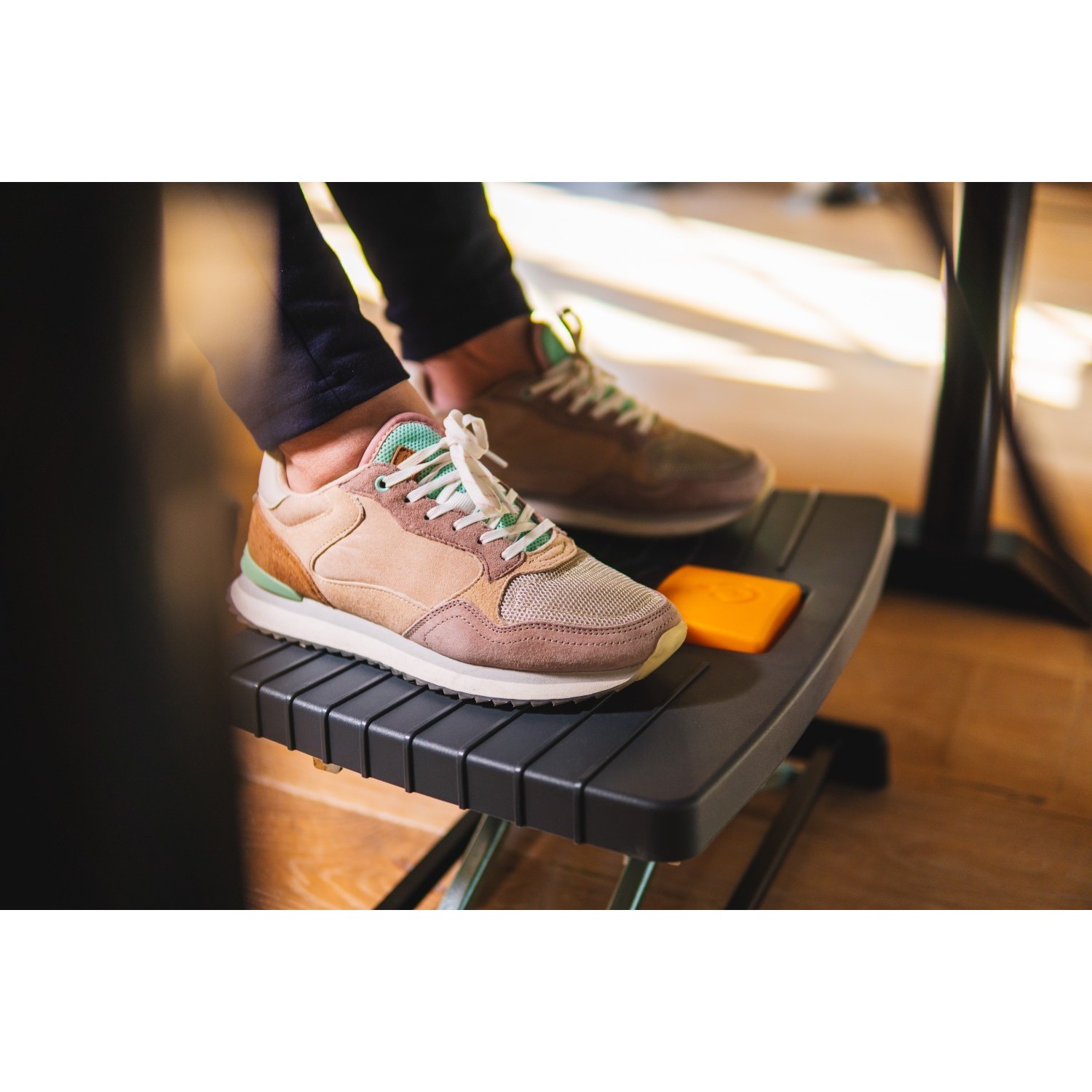 BakkerElkhuizen Pro 952 Footrest Schwarz, Grau, Orange