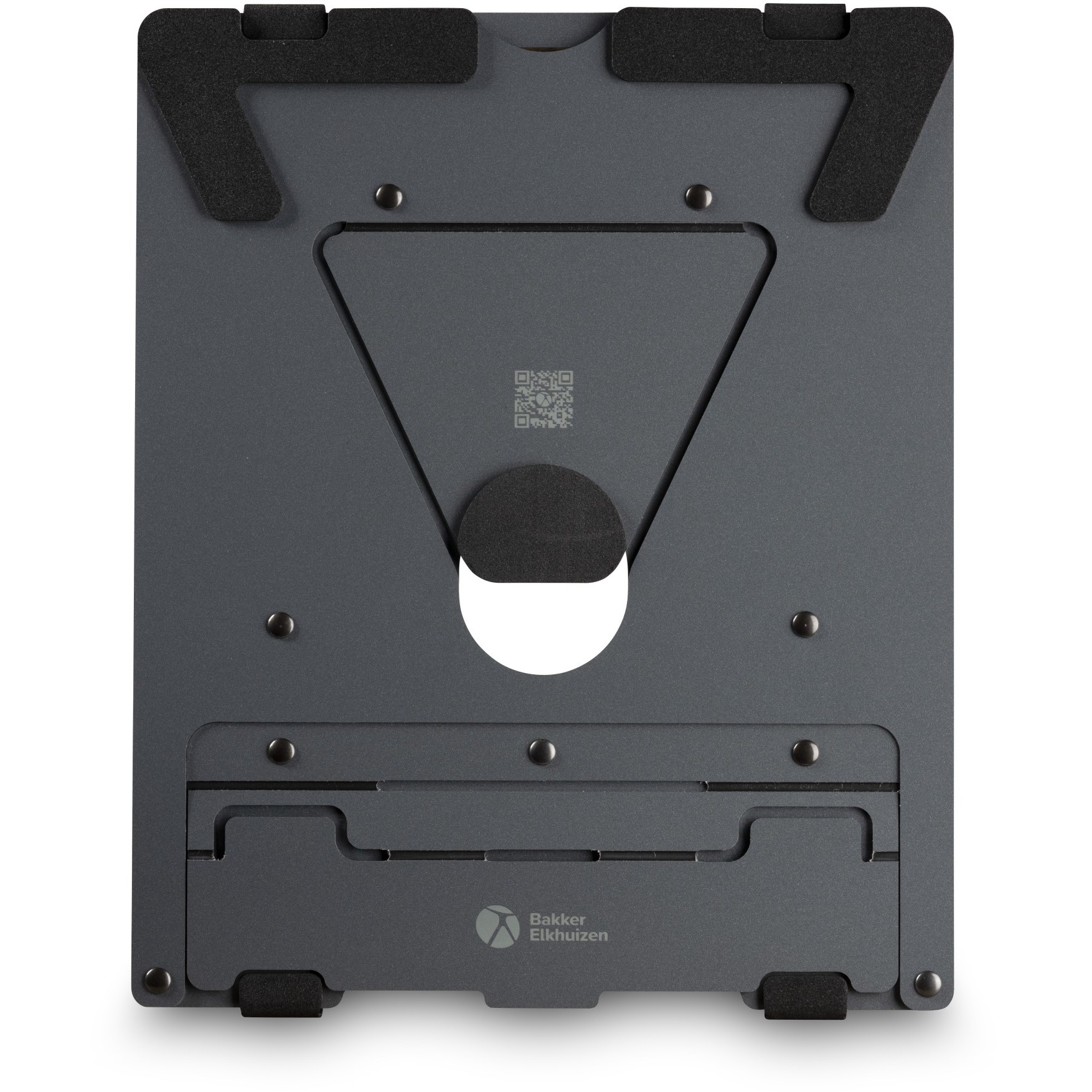 BakkerElkhuizen Ergo-Q 160 Laptop-Ständer Schwarz, Dunkles Grau 43,2 cm (17)