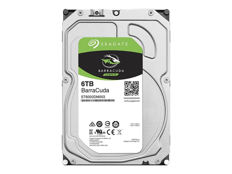 SEAGATE Barracuda 5400 6TB HDD SATA