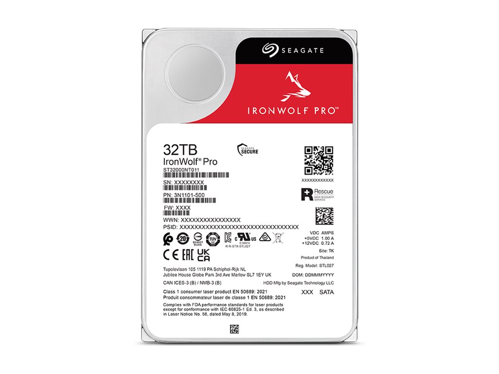 Seagate IronWolf Pro ST32000NT000 internal hard drive