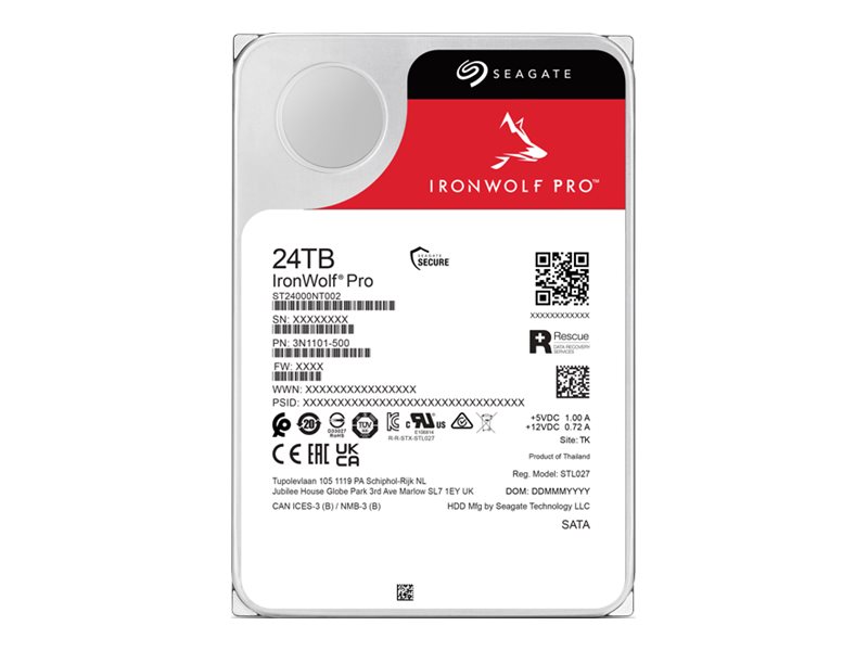 24TB Seagate IronWolf Pro ST24000NT002 7200RPM *Bring-In-Warranty*
