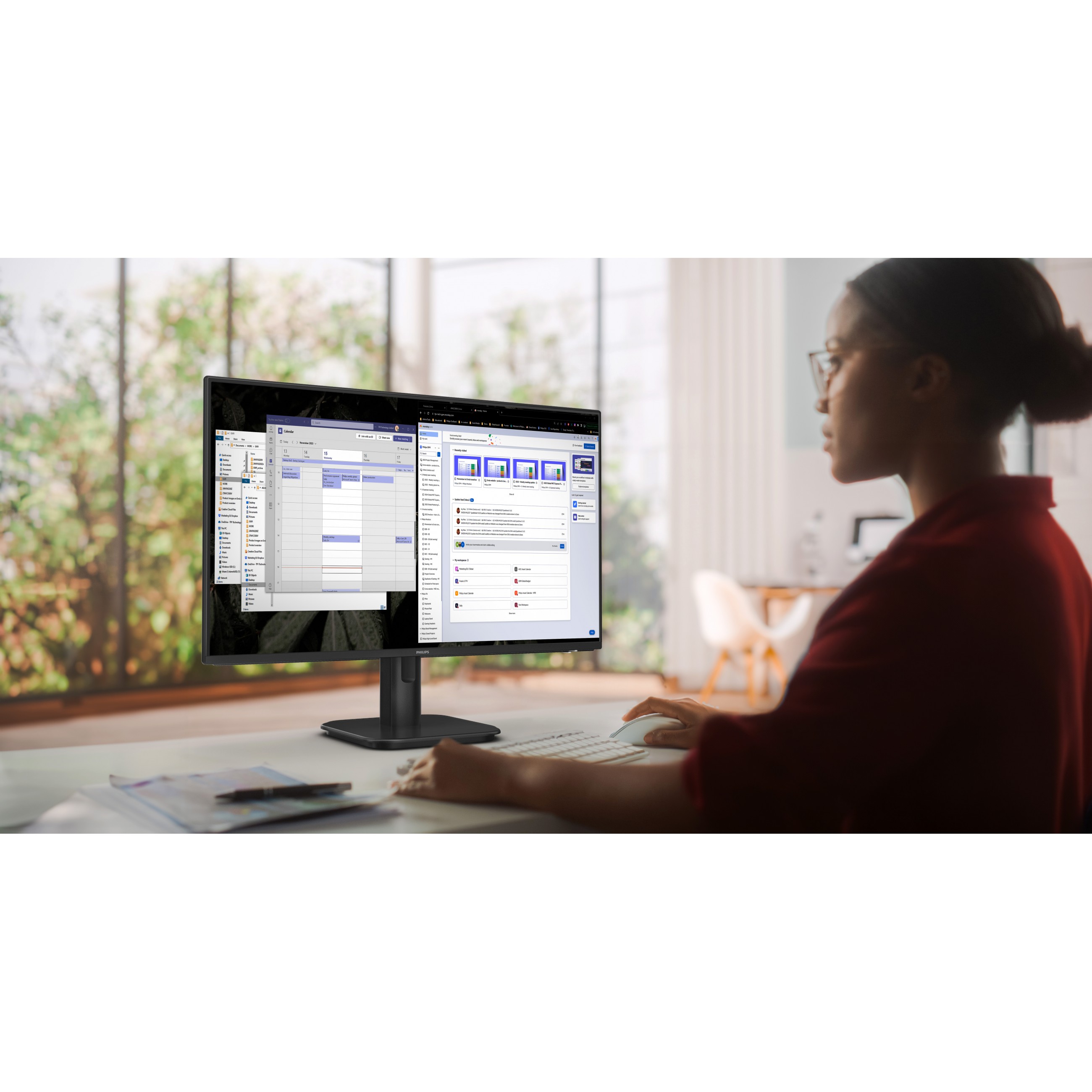 Philips 60,5cm (23,8) 24E1N1200A 16:09 VGA+HDMI IPS black