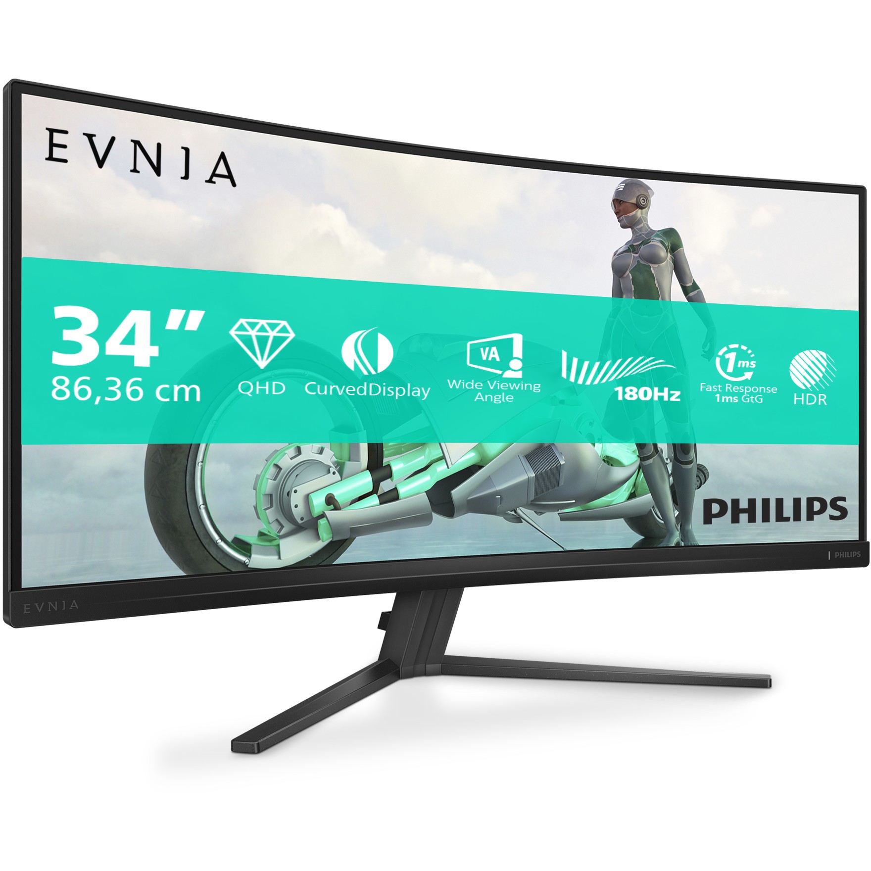 Philips Evnia 34M2C3500L/00 computer monitor