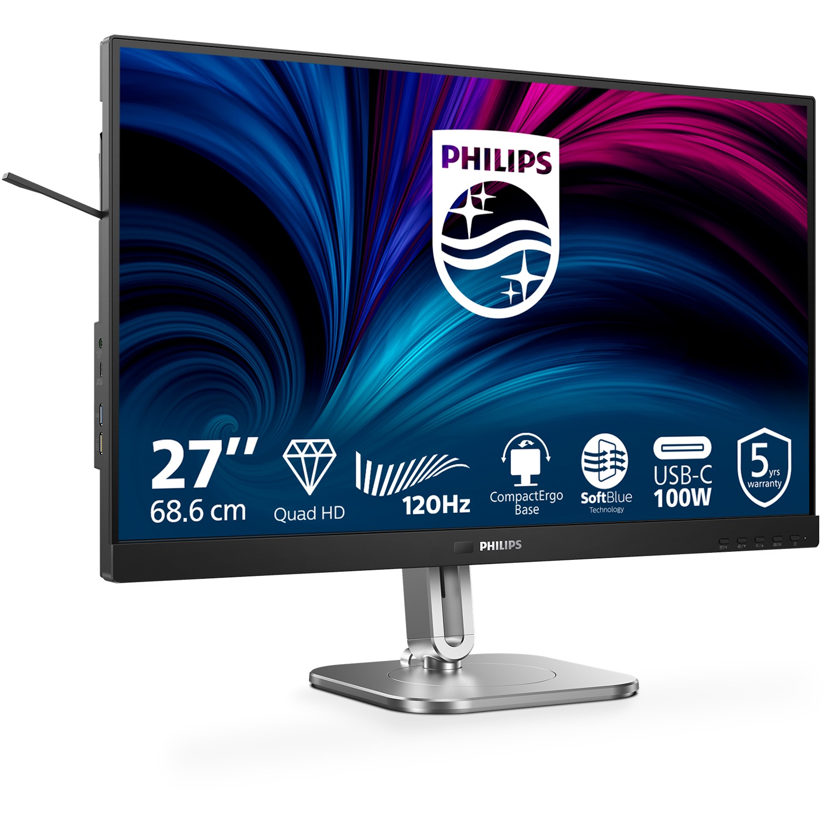 Philips 68,5cm (27,0) 27B2U4601 16:09 HDMI+DP+USB-C black
