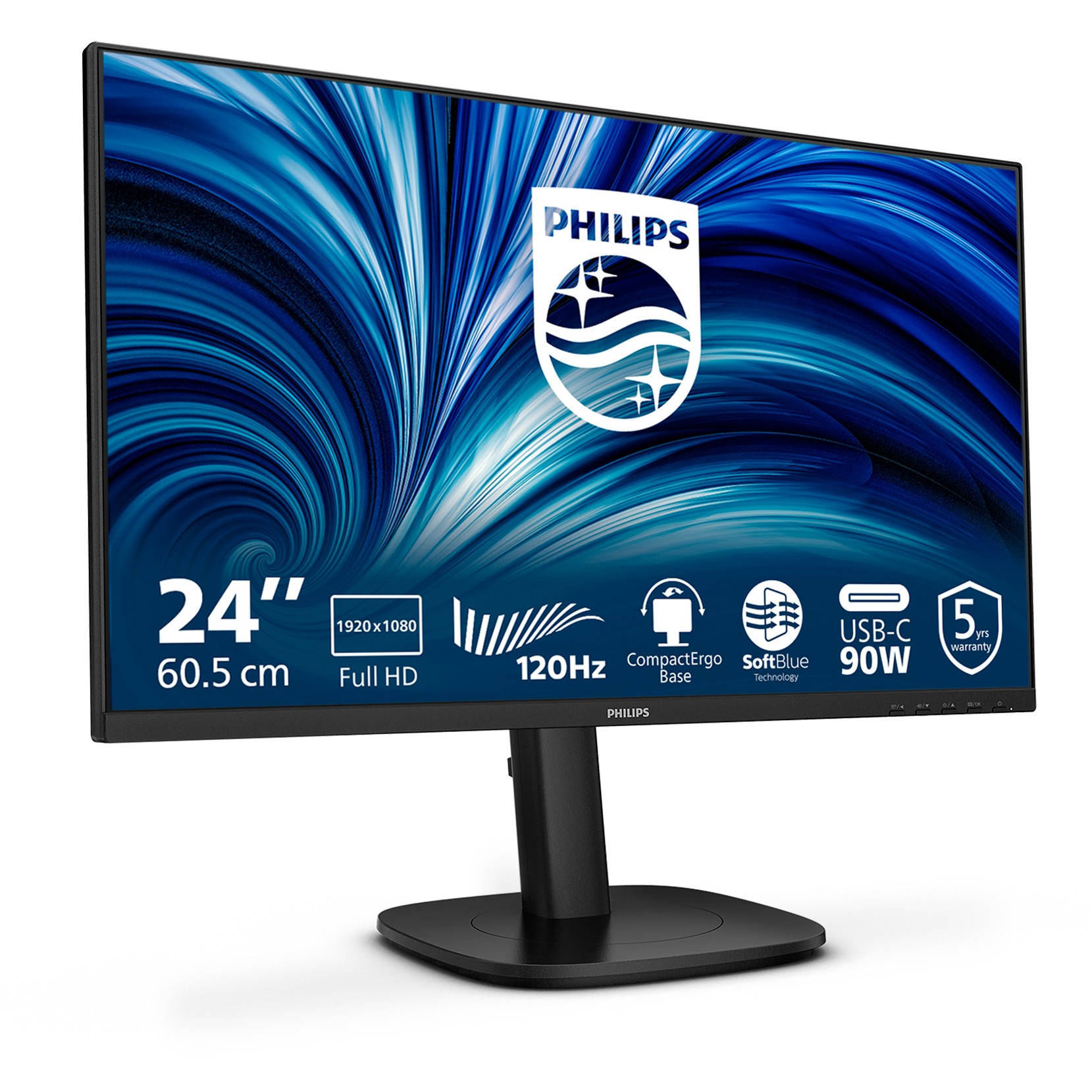 Philips 60,5cm (23,8) 24B2U3301  16:09 HDMI+DP+USB-C IPS