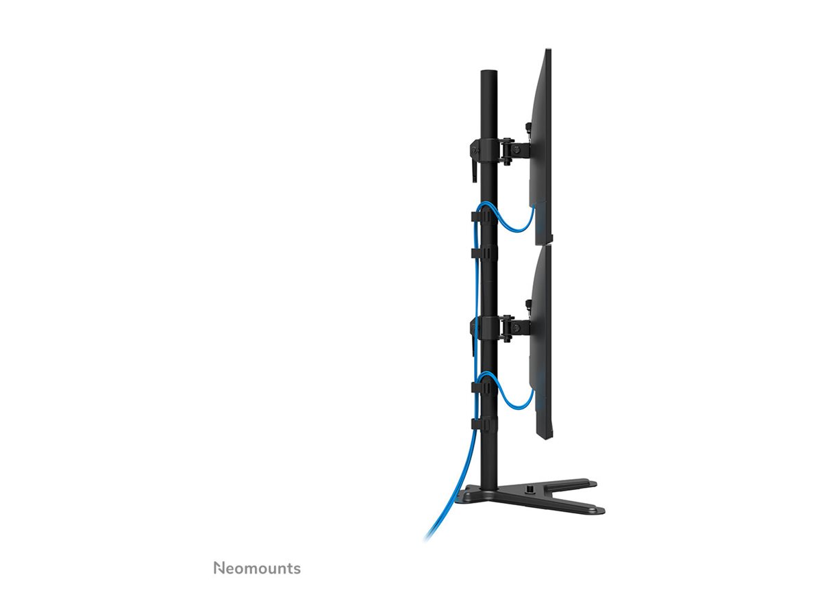 Neomounts Tischfuss 10-32 2TFT schwarz Max.9KG
