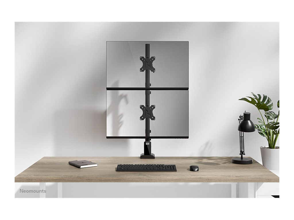NEOMOUNTS NERO Dual monitor arm 25,4cm