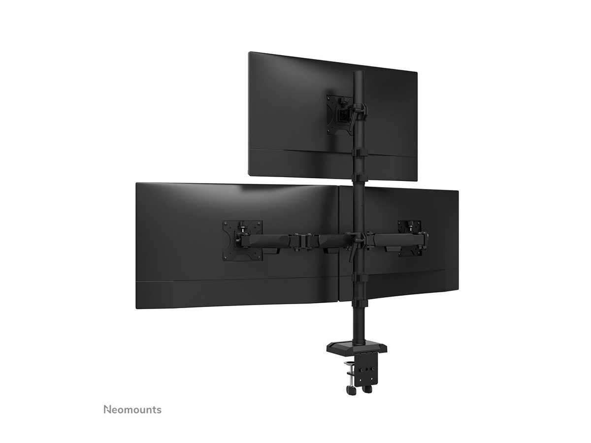 NEOMOUNTS NERO Triple monitor arm 25,4cm