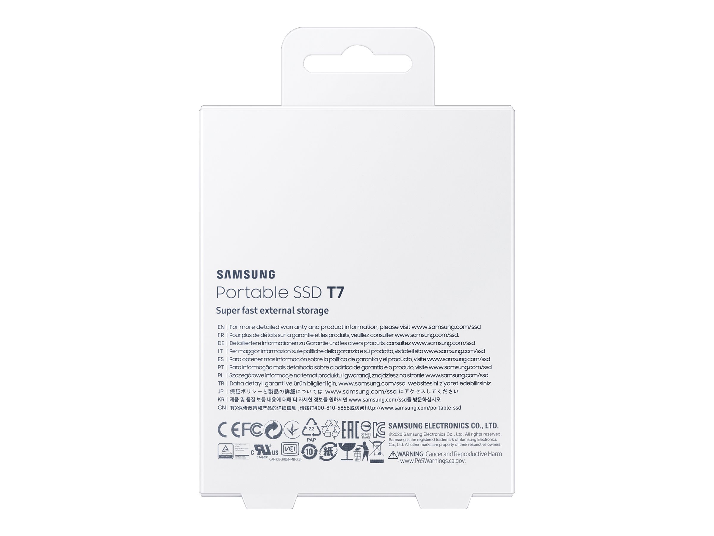 Samsung Portable SSD T7