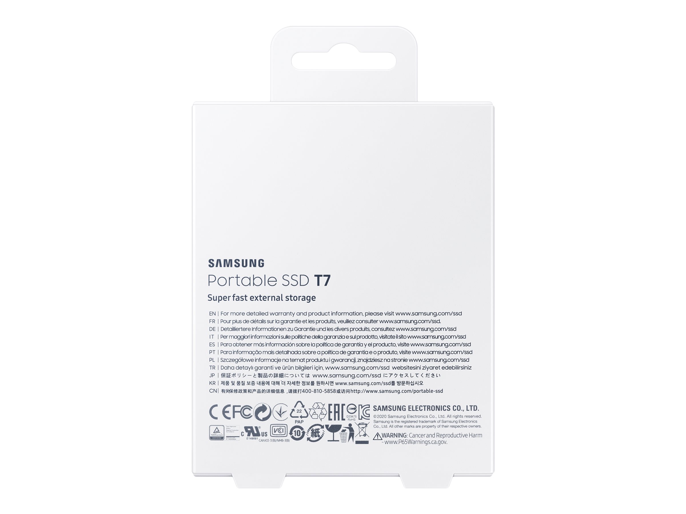 Samsung Portable SSD T7
