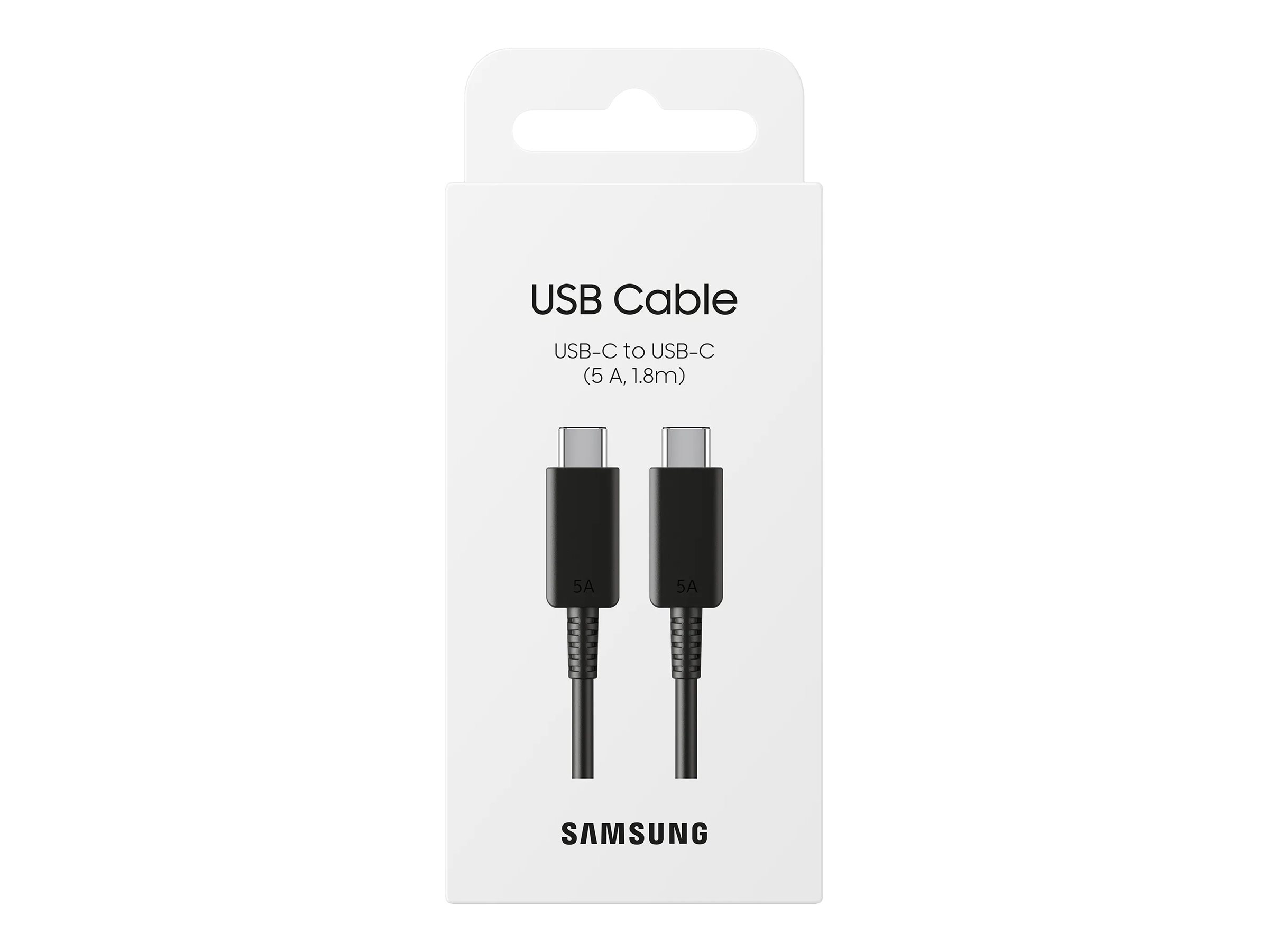 Samsung DX510 Kabel USB-C auf USB-C 1.8m 5A black