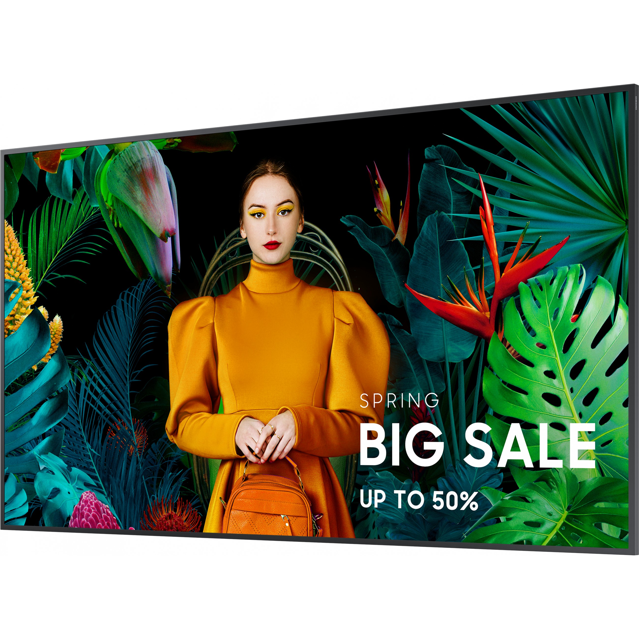 Samsung QB43C Digital Signage Flachbildschirm 109,2 cm (43) LCD WLAN 350 cd/m² 4K Ultra HD Schwarz Eingebauter Prozessor Tizen 7.0 16/7