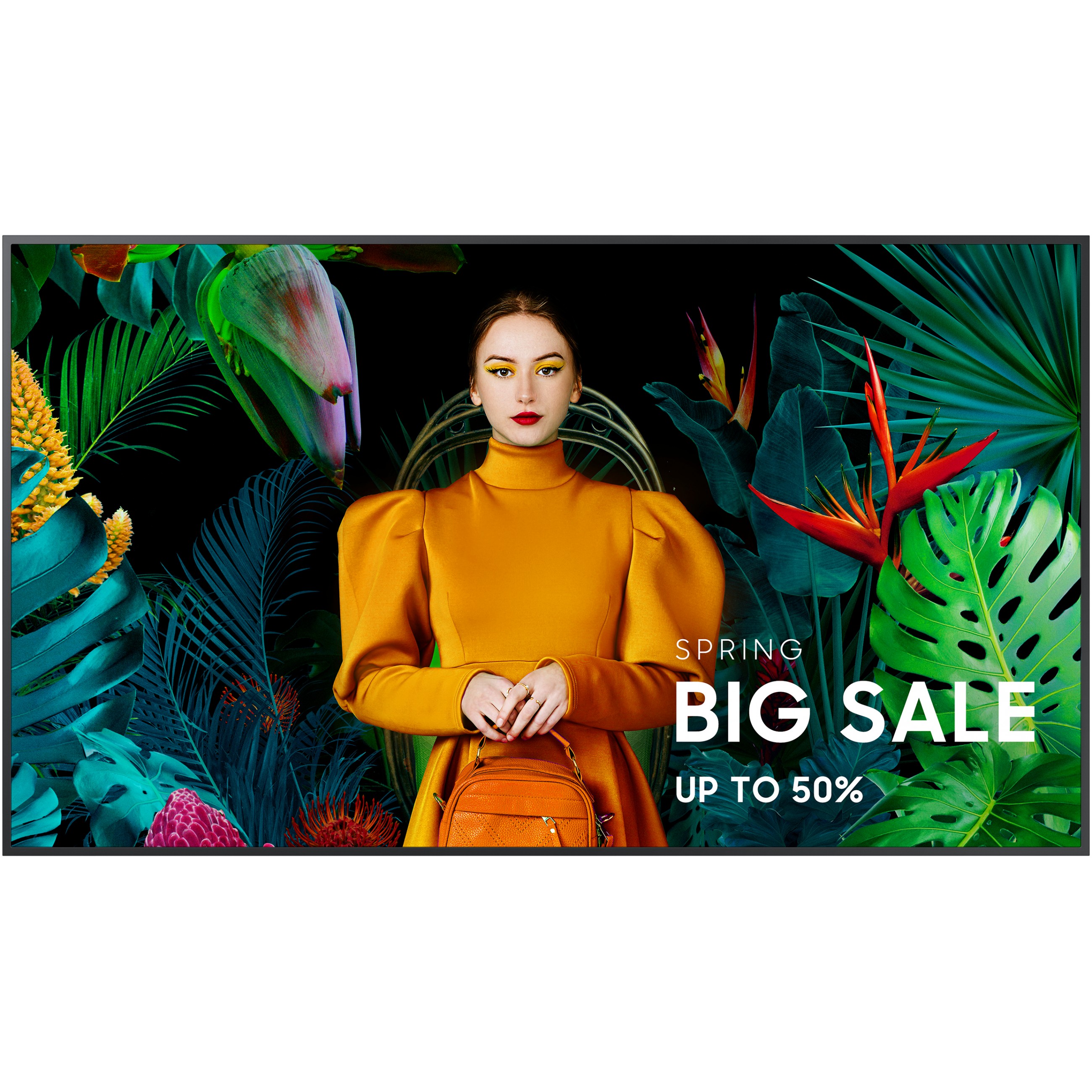 Samsung QB43C Digital Signage Flachbildschirm 109,2 cm (43) LCD WLAN 350 cd/m² 4K Ultra HD Schwarz Eingebauter Prozessor Tizen 7.0 16/7