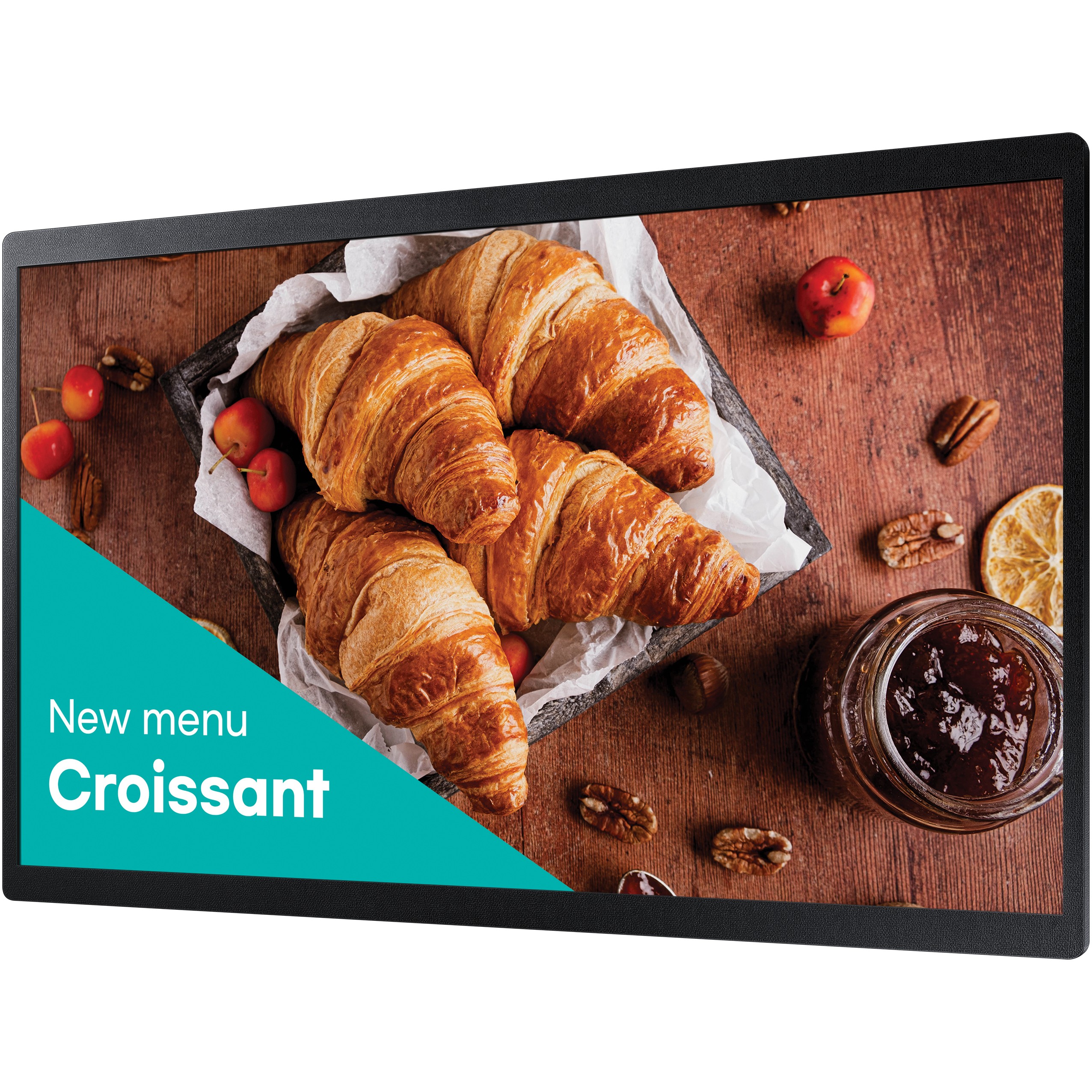 Samsung QB24C Digital Signage Flachbildschirm 61 cm (24) LED WLAN 250 cd/m² Full HD Schwarz Eingebauter Prozessor Tizen 16/7