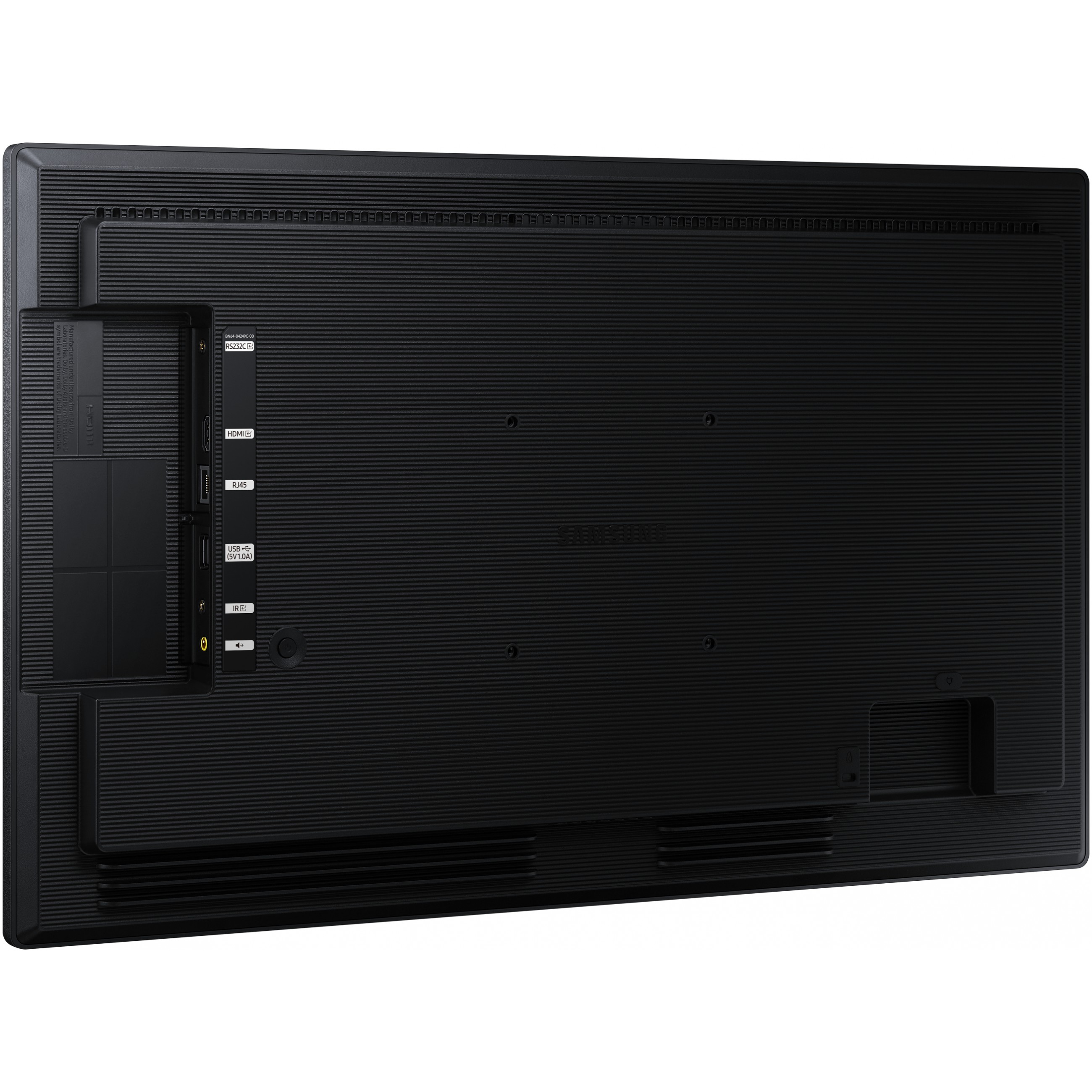Samsung QB24C Digital Signage Flachbildschirm 61 cm (24) LED WLAN 250 cd/m² Full HD Schwarz Eingebauter Prozessor Tizen 16/7