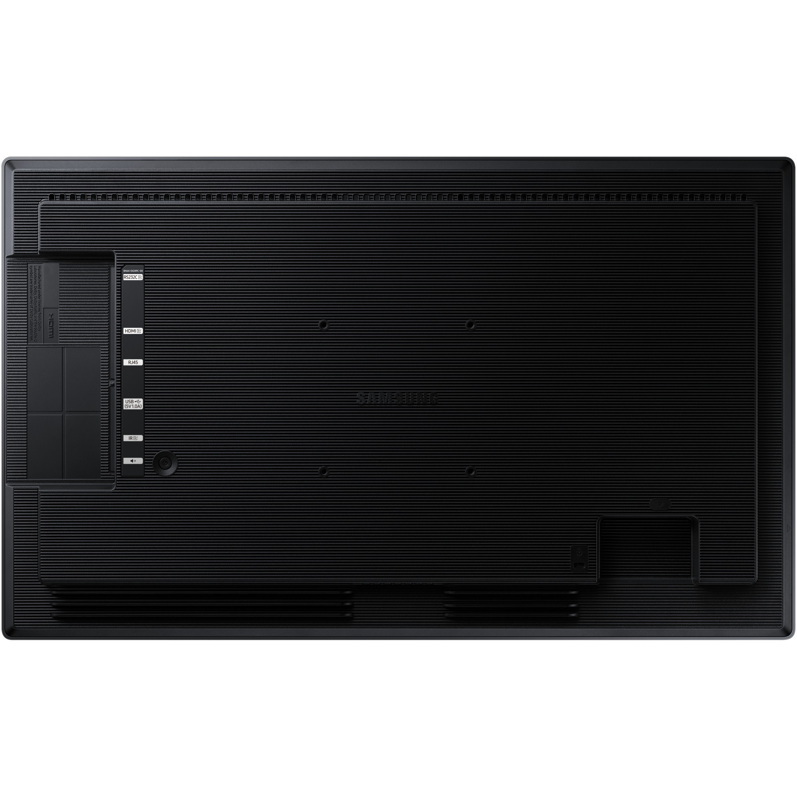 Samsung QB24C Digital Signage Flachbildschirm 61 cm (24) LED WLAN 250 cd/m² Full HD Schwarz Eingebauter Prozessor Tizen 16/7