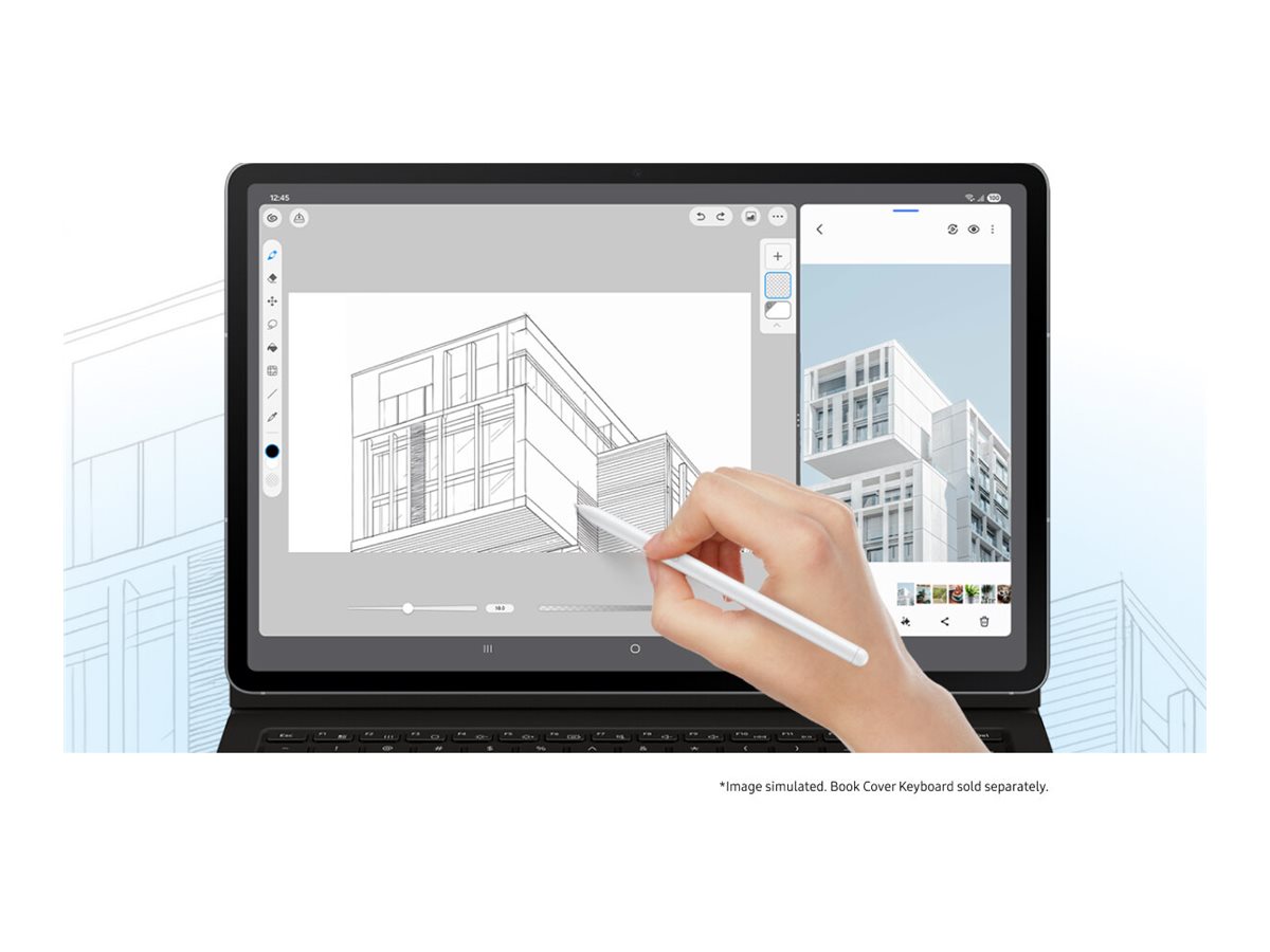 SAMSUNG Tab S10 FE+ 33,28cm 128GB Silver