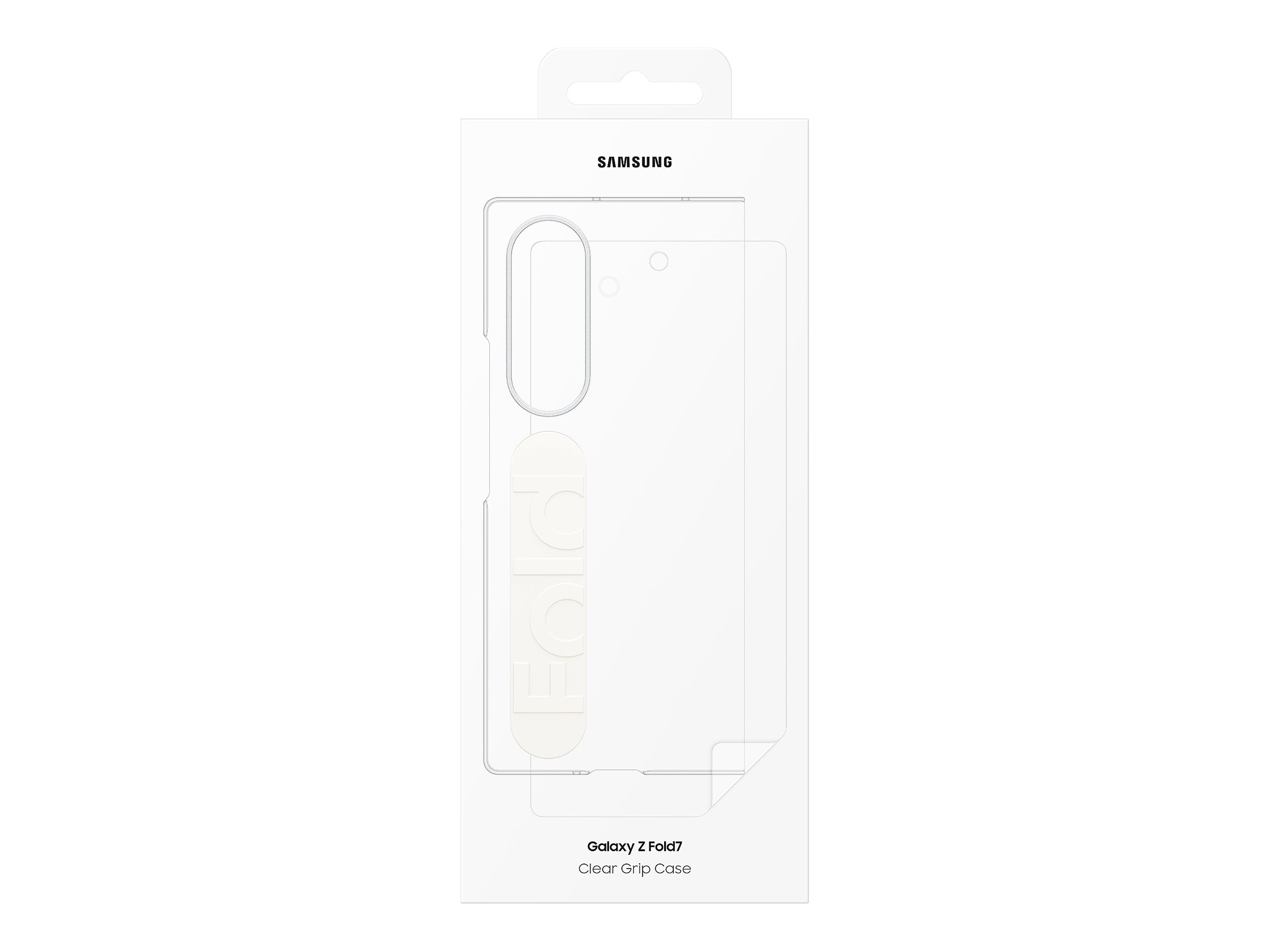 SAMSUNG Clear Grip Case Z Fold7 Transpar