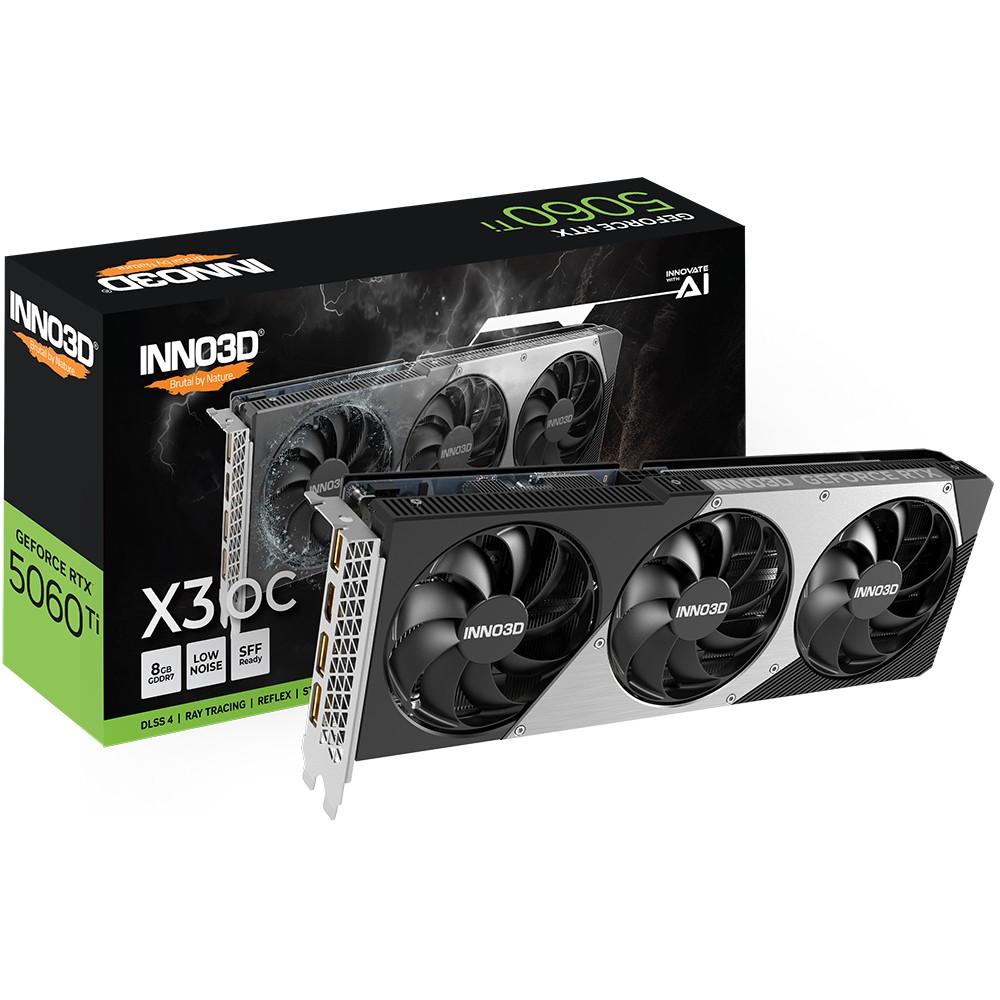 Inno3D RTX5060 TI X3 OC            8GB GDDR7 HDMI 3xD