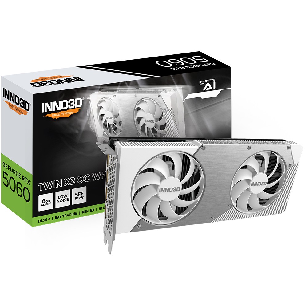 INNO3D GEFORCE RTX5060 8GB TWIN X2 OC WH