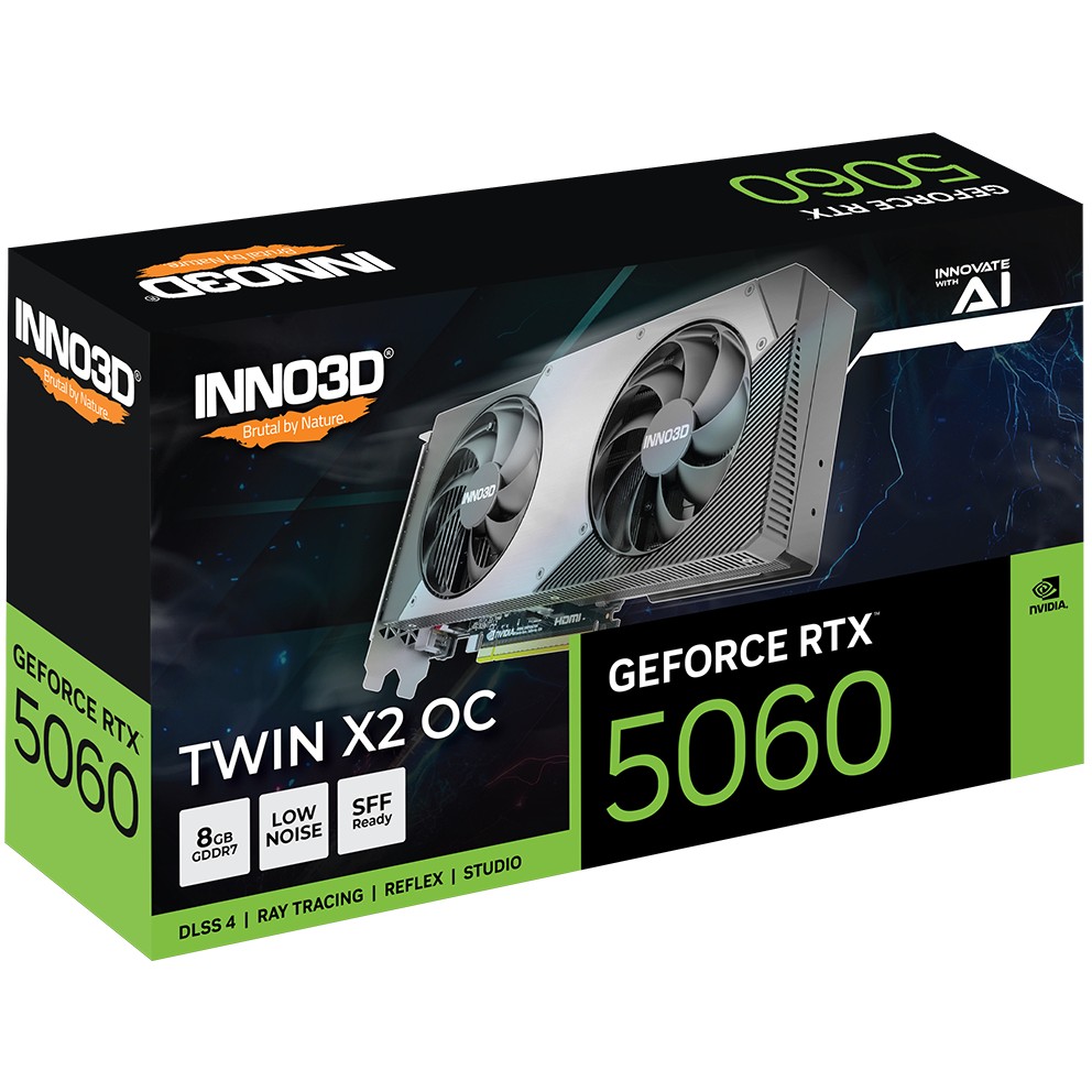 Inno3D RTX5060 Twin X2 OC          8GB GDDR7 HDMI 3xDP