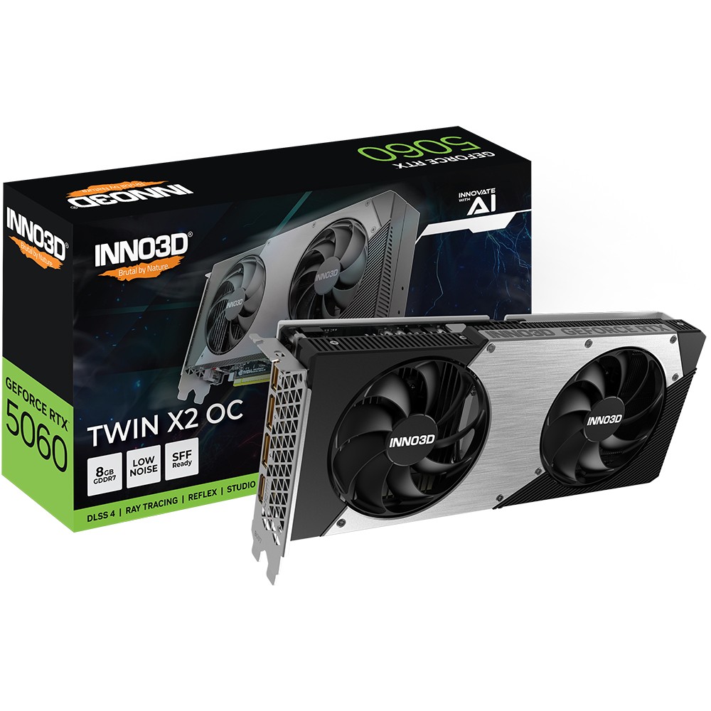 Inno3D RTX5060 Twin X2 OC          8GB GDDR7 HDMI 3xDP