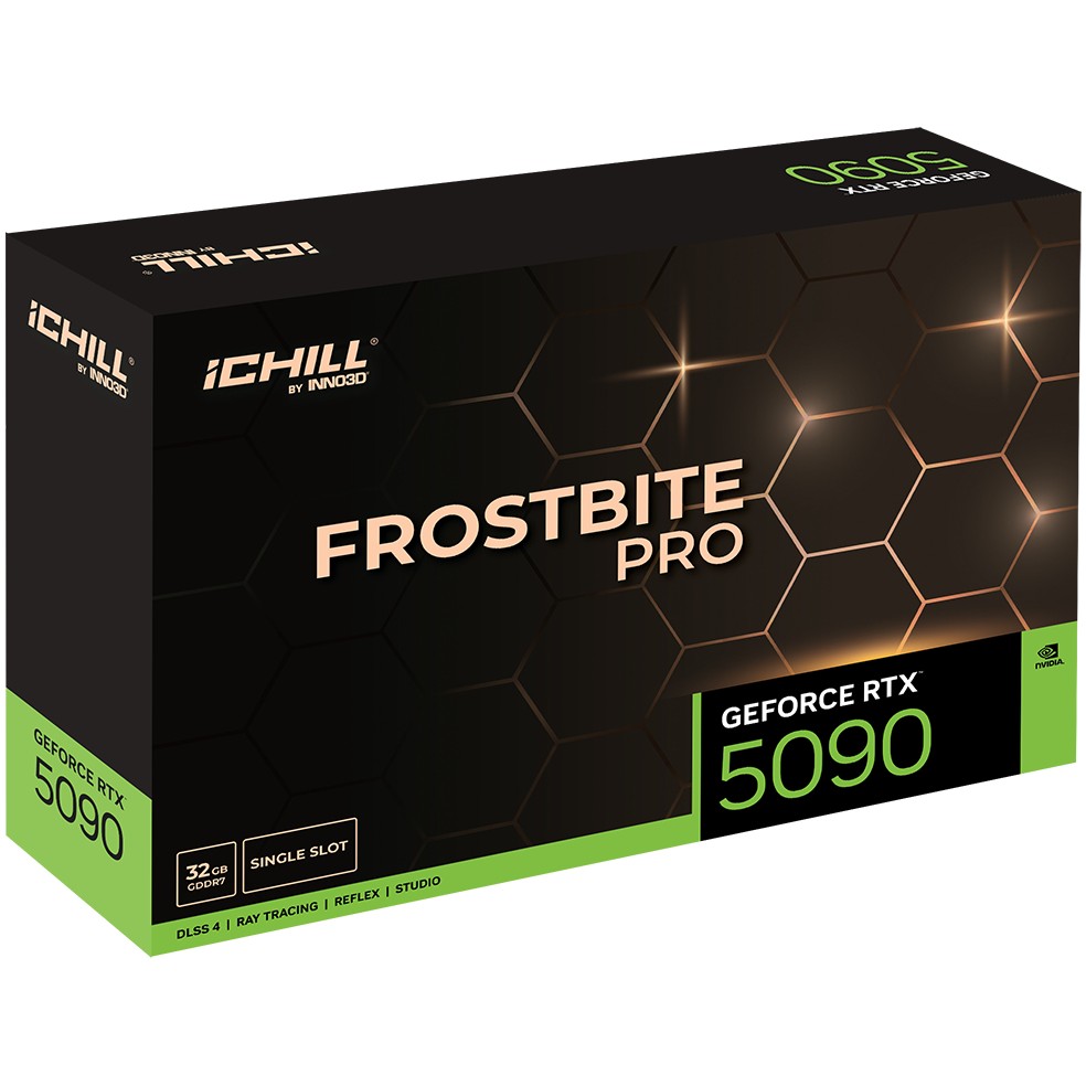 RTX 5090 32GB Inno3D iChill Frostbite Pro GDDR7 3 Fan