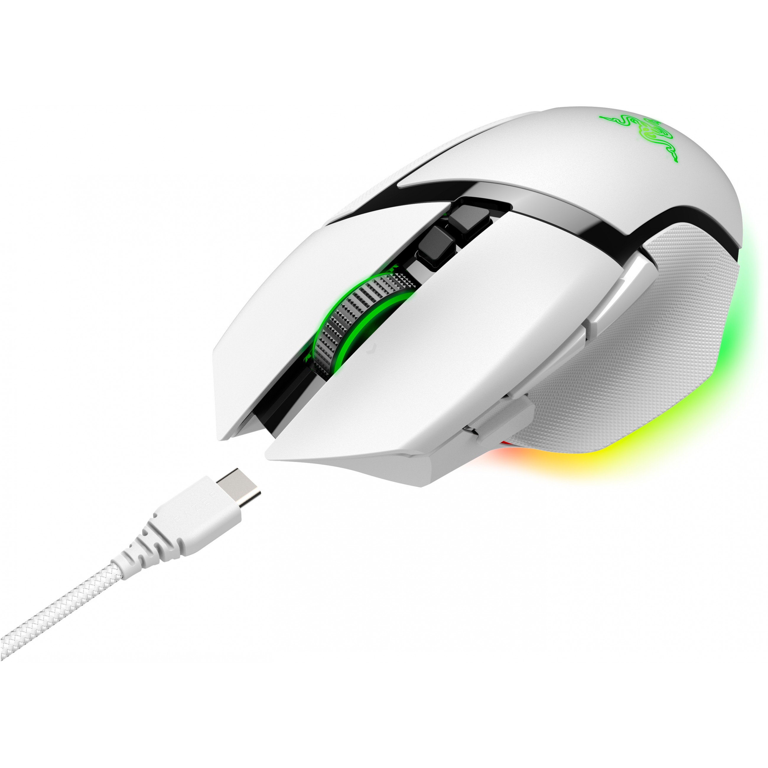 Razer Wireless Gaming Maus - Basilisk V3 Pro White