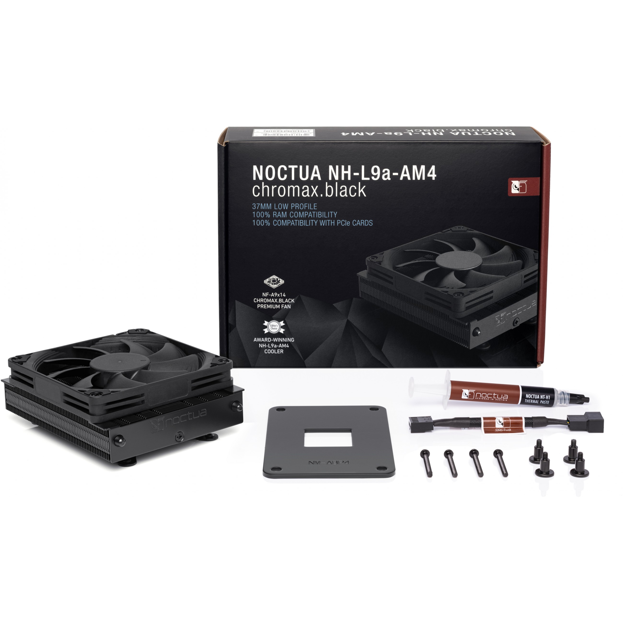 NOCTUA Kühler NH-L9a-AM4 Chromax.black