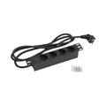 Triton RAB-PD-X91-C1 10 Steckdosenleiste 4-fach 1HE, Schutzkontaktstecker - Nr. RAB-PD-X91-C1