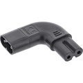 InLine Netzadapter IEC 60320 C8 / C7, links/rechts gewinkelt 2pol. - Nr. 16723I