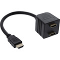 InLine HDMI Y Adapterkabel, 1x HDMI Stecker auf 2x HDMI Buchse - Nr. 17681