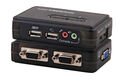 2-Port KVM Switch USB-Audio incl. Kabelset - Nr. 