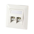 LWL Rahmenset fr 2 x E2000, SCsimplex, LCduplex, RAL9010 - Nr. 