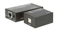 USB2.0 Extender Cat.5e/6 100m, 4-Port, inkl. Netzteil - Nr. 