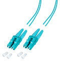 Duplex Jumper LC-LC 50/125, OM3, LSZH, aqua, 1.2mm, 0,5m - Nr. 