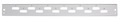 Frontblende 12 x SC Duplex/LC Quad, horizontal, versetzt, grau - Nr. 