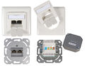 Datendose Cat.6 UP 9010 ob/un, 2xRJ45, CLASS E, V1-2016 - Nr. 