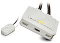 2-Port DisplayPort USB Cable KVM -- Switch,w/Audio, Mic and Hub
