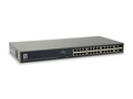 26-Port Web Managed GE PoE+ Switch, 2x -- SFP/RJ45 Combo, (185W)