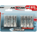 ANSMANN 1512-0012 Lithium Batterie Mignon AA, 8er-Pack - 01058N