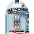 ANSMANN 5035222 NiMH-Akku Micro AAA, 1100mAh, 2er-Pack - 01069F